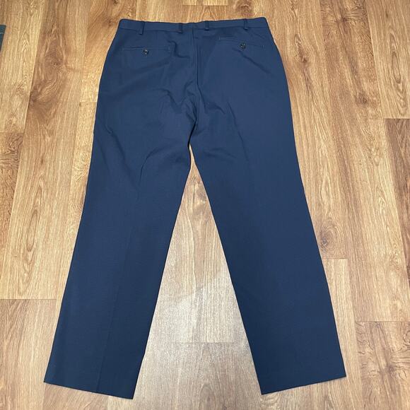 Ralph Lauren LRL Blue Window Pane Mens Dress Suit Pants Slacks Trousers 36Wx30L - Picture 2 of 9